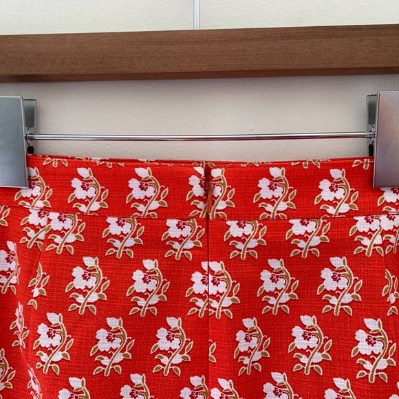 J. Crew Stretch grasscloth mini skirt in classic block print (NWT) - Picture 3 of 4